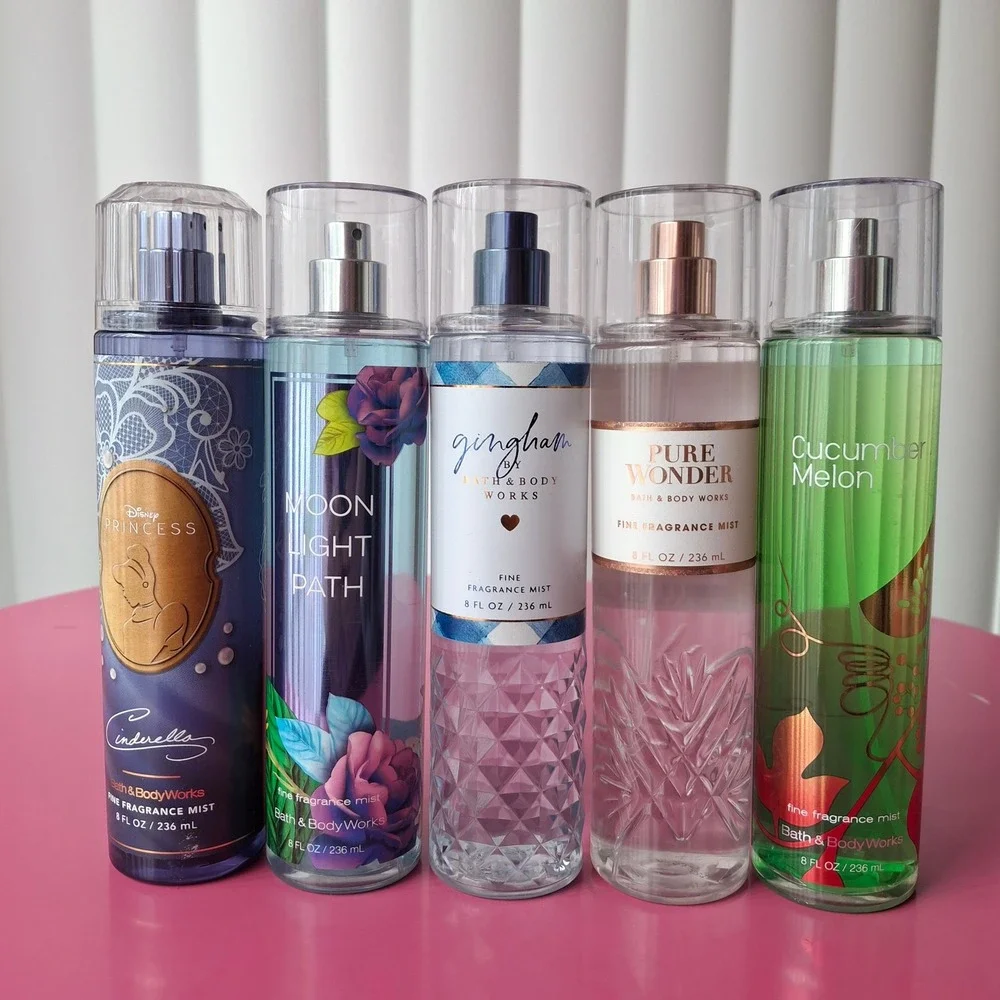 Bath & Body Works CINDERELLA MOONLIGHT PATH GINGHAM PURE WONDER Fragrance Mist